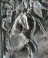 Détail de la porte du Castel Nuovo