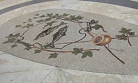 Mosaïque de la galerie Umberto 1er